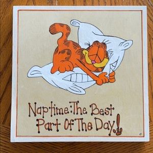 Handmade Garfield wall art